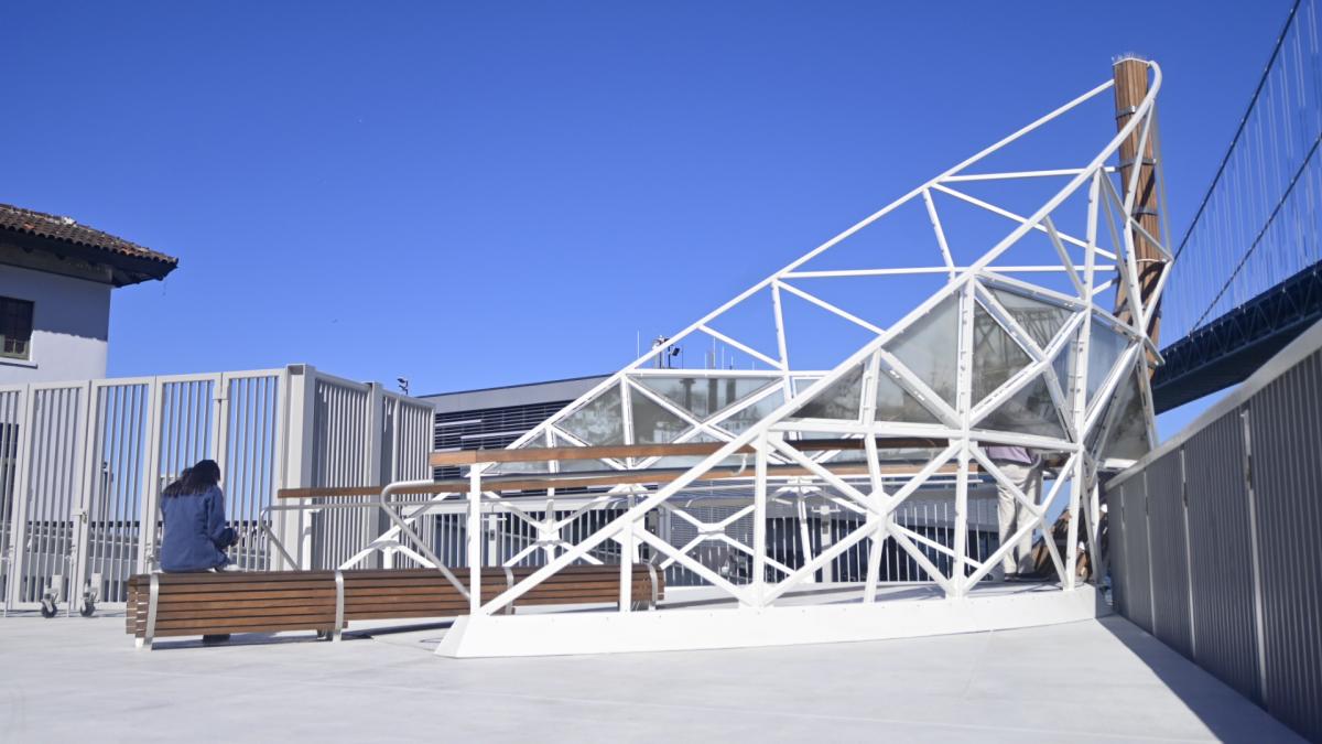 BOW art installation at Pier 22 1/2