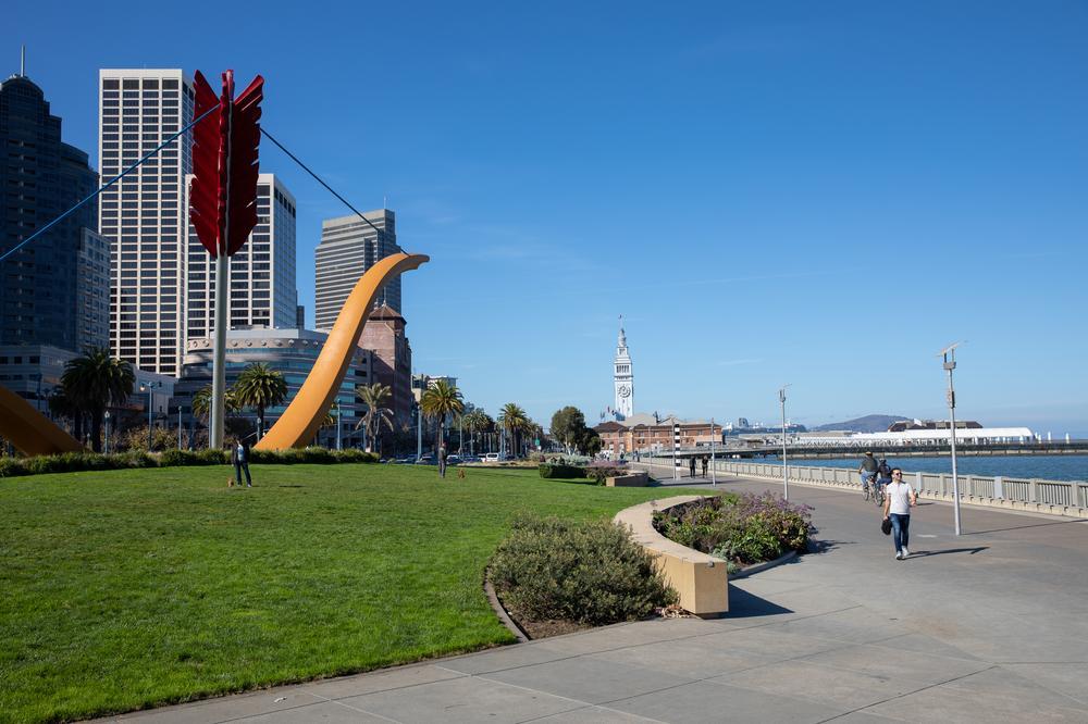 Rincon Park and the Embarcadero Promenade