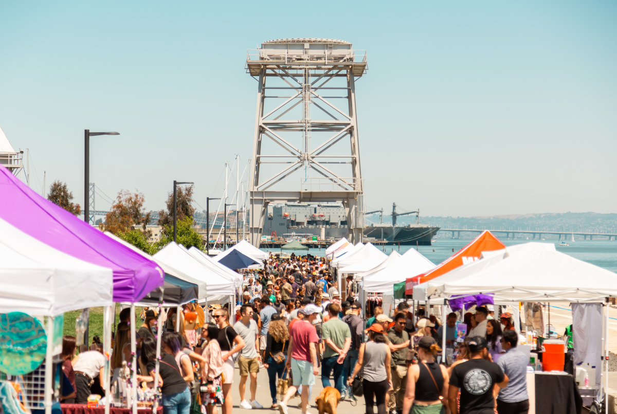Park Market at Crane Cove Park, photo courtesy of Masaki Omori for SF Parks Alliance