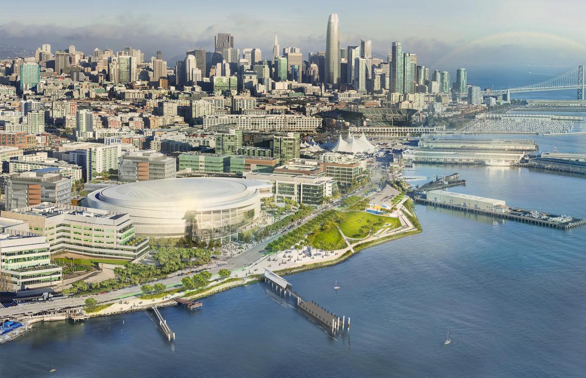 Mission Bay Ferry Landing Aerial View