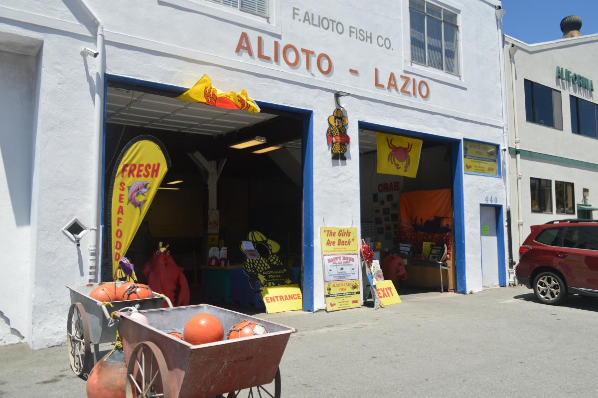 Alioto-Lazio fish company sign