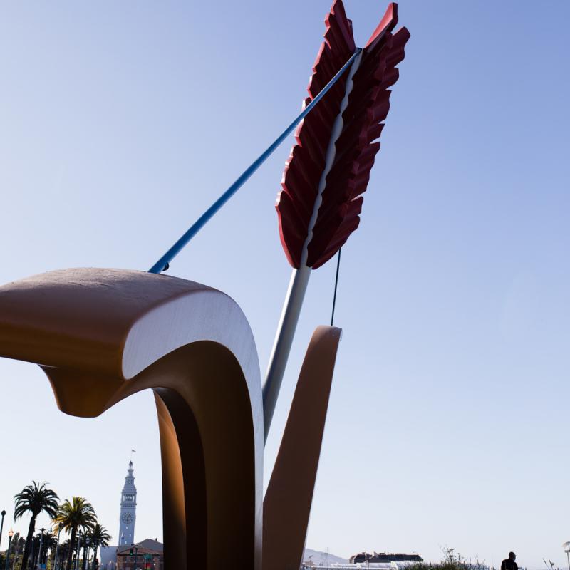 The bow and arrow shape of Cupid's Span