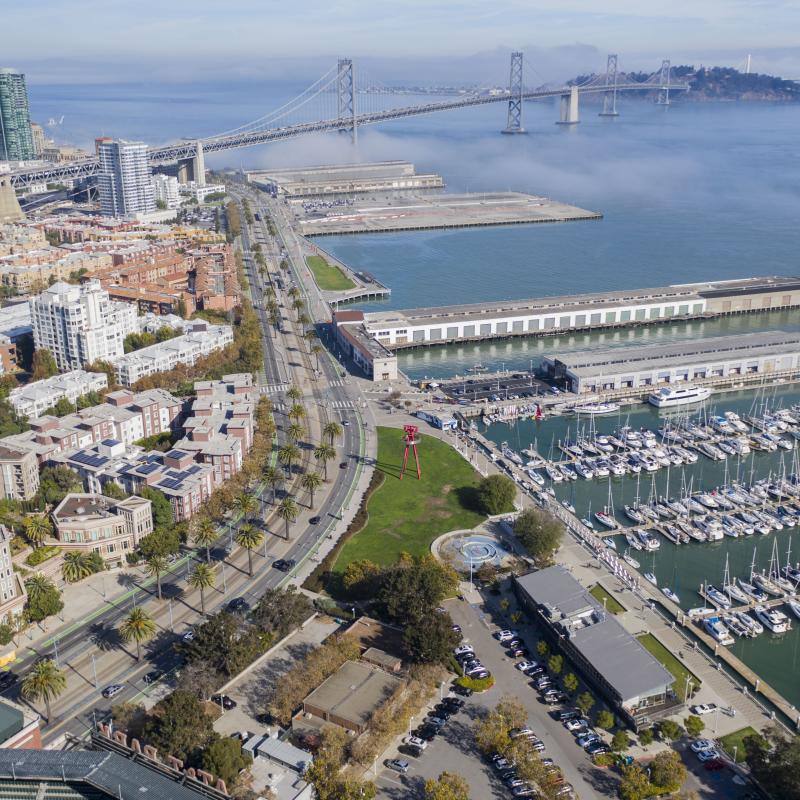 Bay Bridge and South Beach Harbor